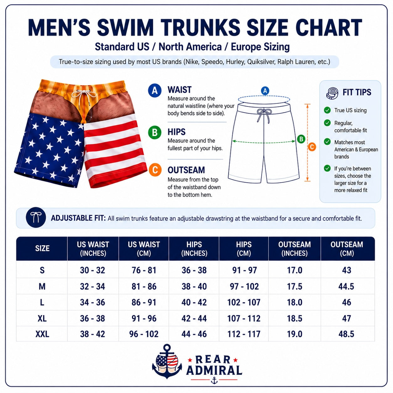 RearAdmiral™ Cheeky Swim Trunks