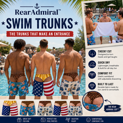 RearAdmiral™ Cheeky Swim Trunks